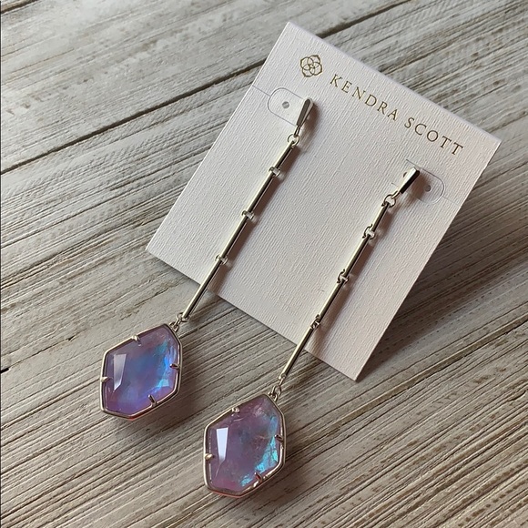 Kendra Scott Jewelry - Kendra Scott Amethyst Dichroic Charmian Earrings